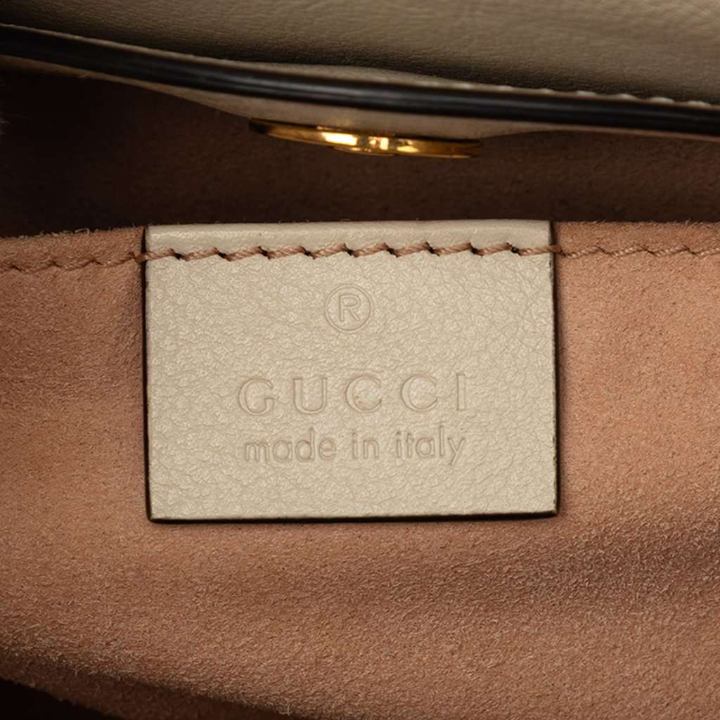 Gucci Small Calfskin Bamboo Diana Satchel Brown Leather Very good - Box View