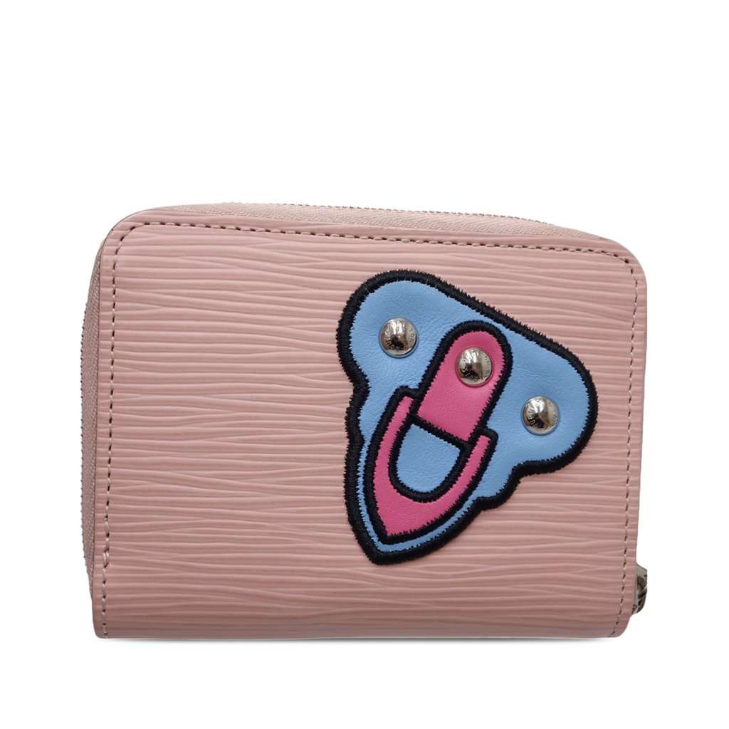 Louis Vuitton Epi LV Stories Zippy Coin Purse Pink Leather Very good condition - Back View