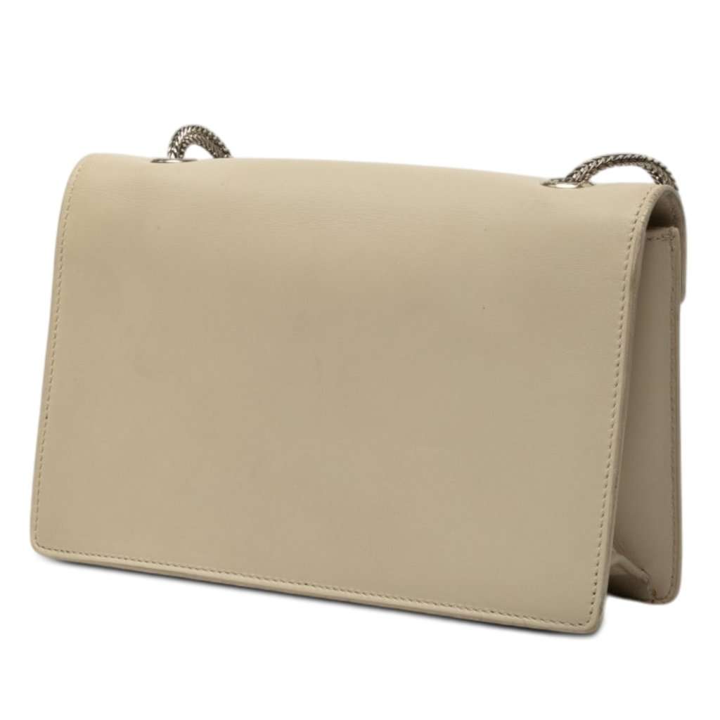 Saint Laurent Mini Studded Leather Betty Crossbody Beige Leather Very good - Back View