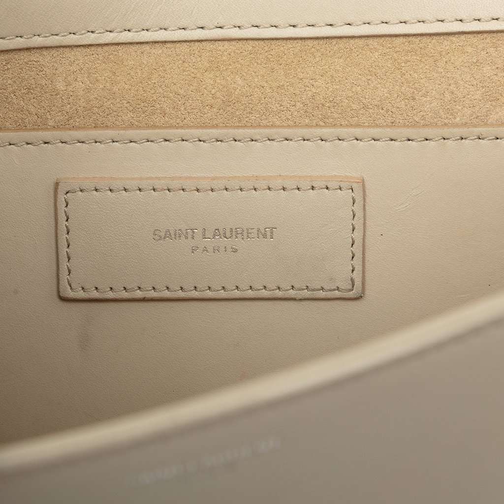 Saint Laurent Mini Studded Leather Betty Crossbody Beige Leather Very good - Box View
