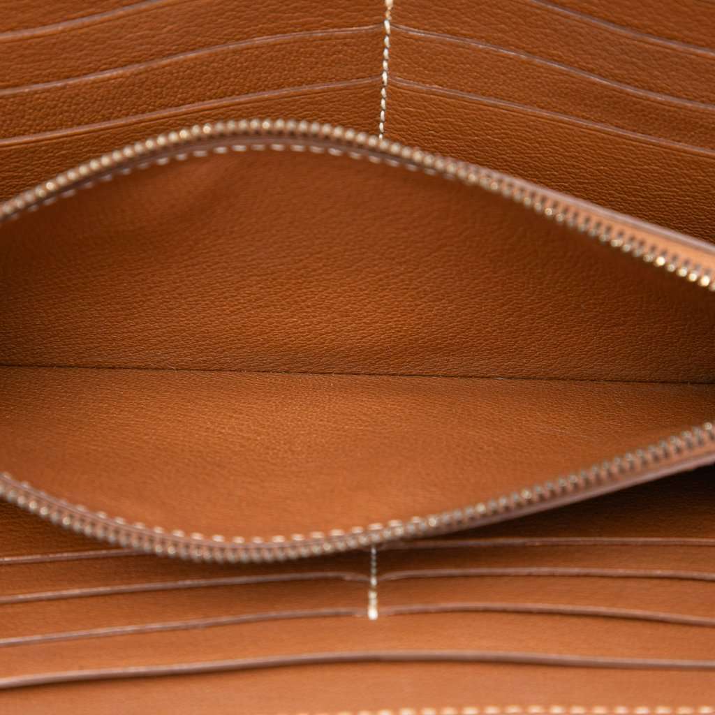 Hermès Epsom Kelly Longue Wallet Pink Leather Very good condition - Model View
