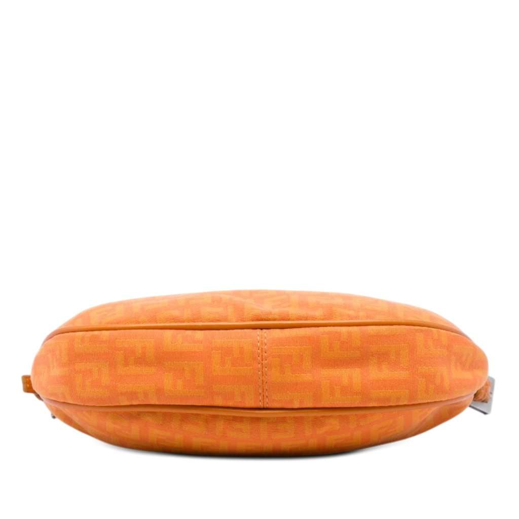 Fendi Zucchino Canvas Hobo Orange Very good - Inside View