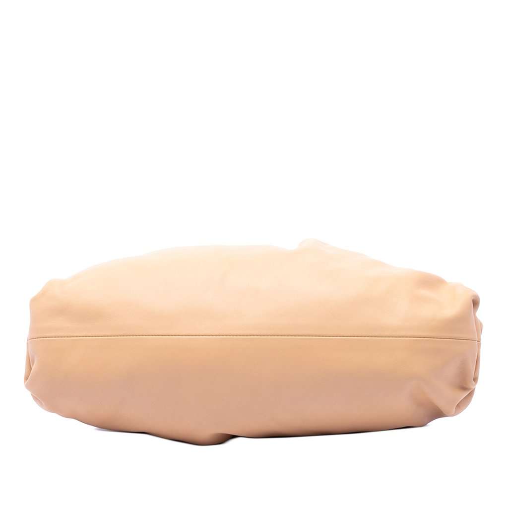 Bottega Veneta Lambskin The Pouch Brown Leather Very good - Inside View