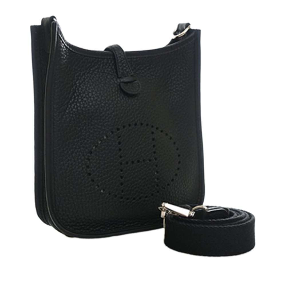 Hermès Clemence Evelyne 16 Amazone Black Leather Very good condition - Inside View