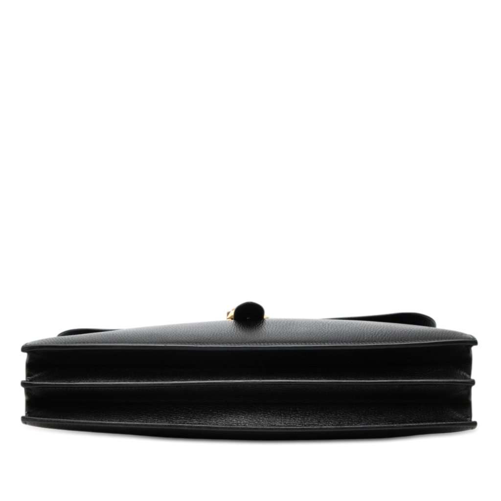 Hermès Togo Sac a Depeches 41 Black Leather Very good - Inside View