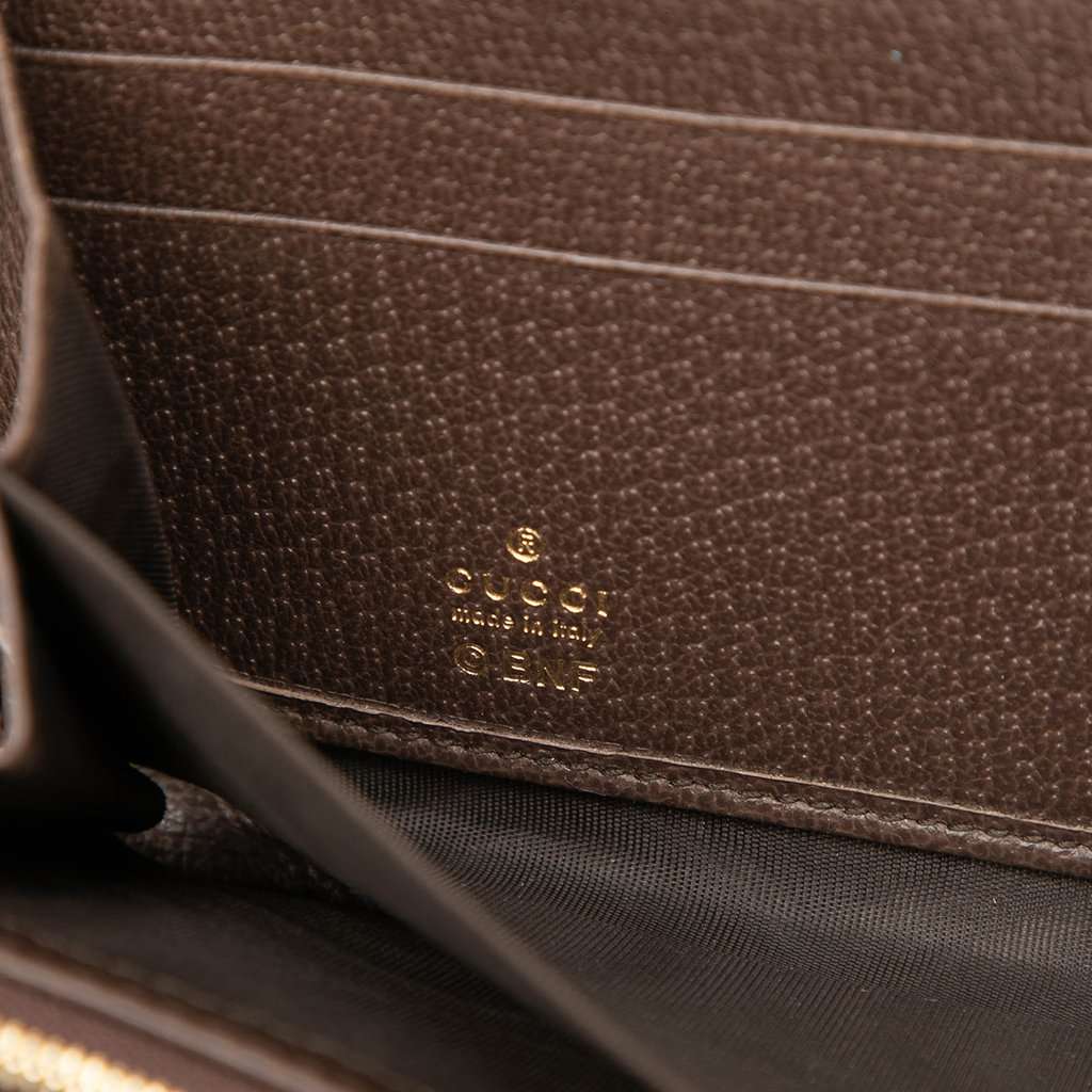 Gucci BNF GG Supreme Bananya Zip Around Wallet Beige Very good - Box View