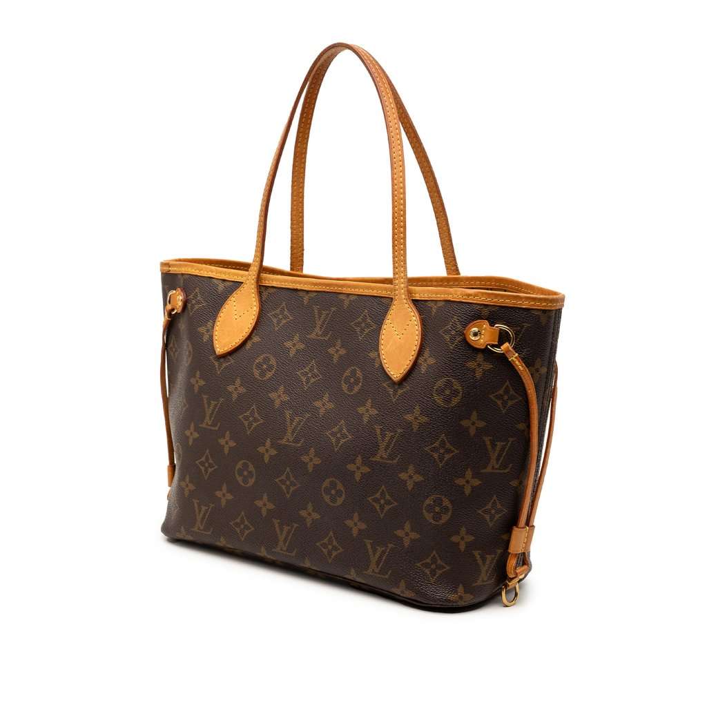 Louis Vuitton Monogram Neverfull PM Brown Very good condition - Back View