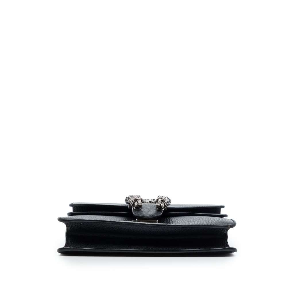 Gucci Small Calfskin Dionysus  Crossbody Black Leather Very good - Inside View