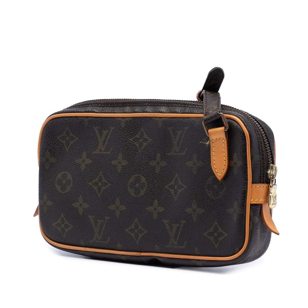 Louis Vuitton Monogram Pochette Marly Bandouliere Brown Very good condition - Back View