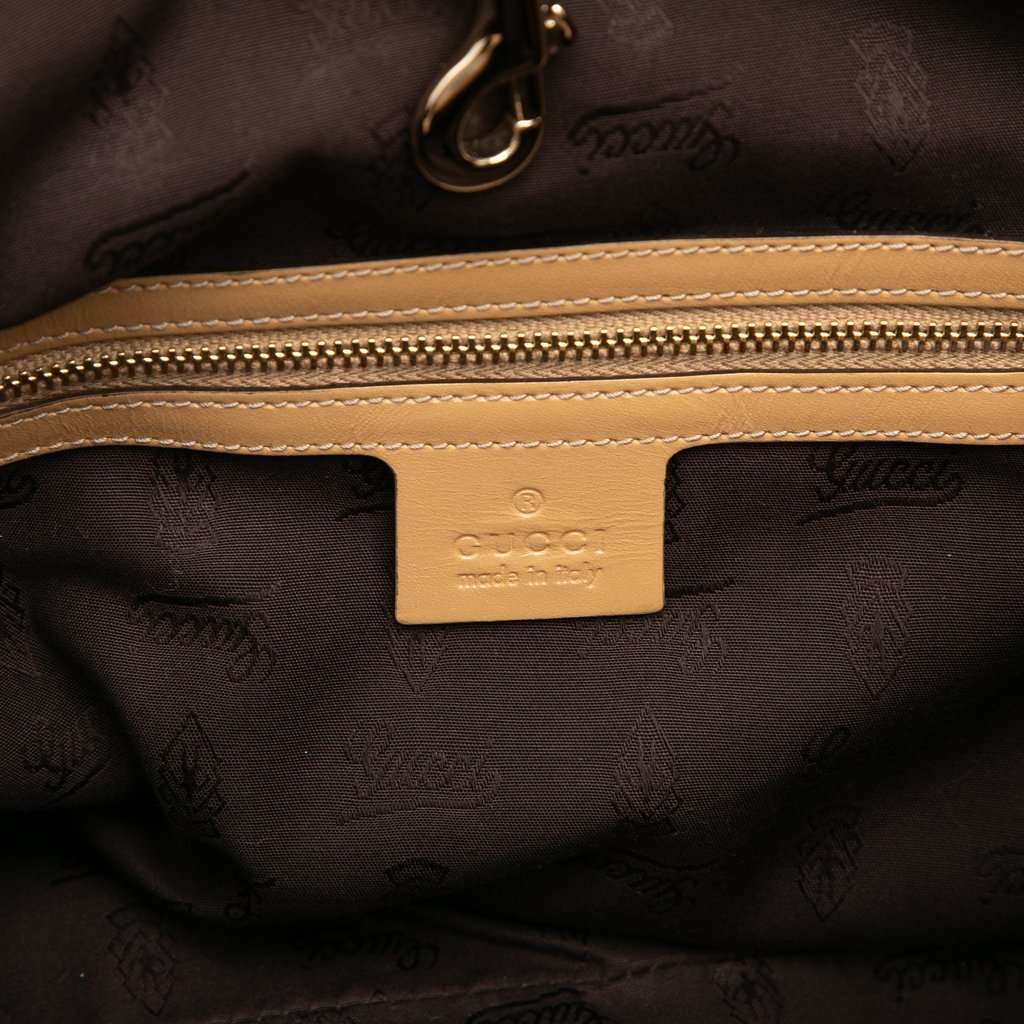 Gucci GG Canvas Web Tassel Tote Beige Very good - Box View