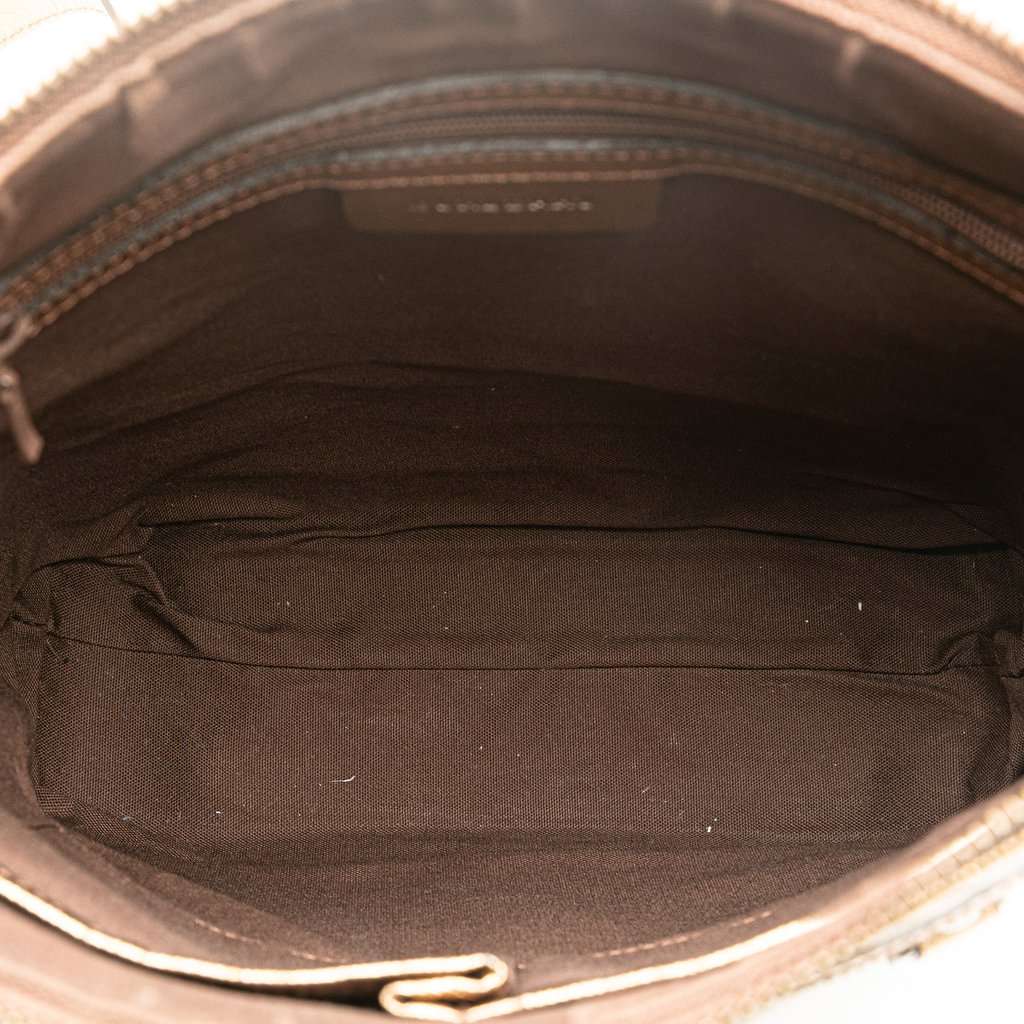Burberry Nova Check Canvas Crossbody Beige Very good condition - Model View