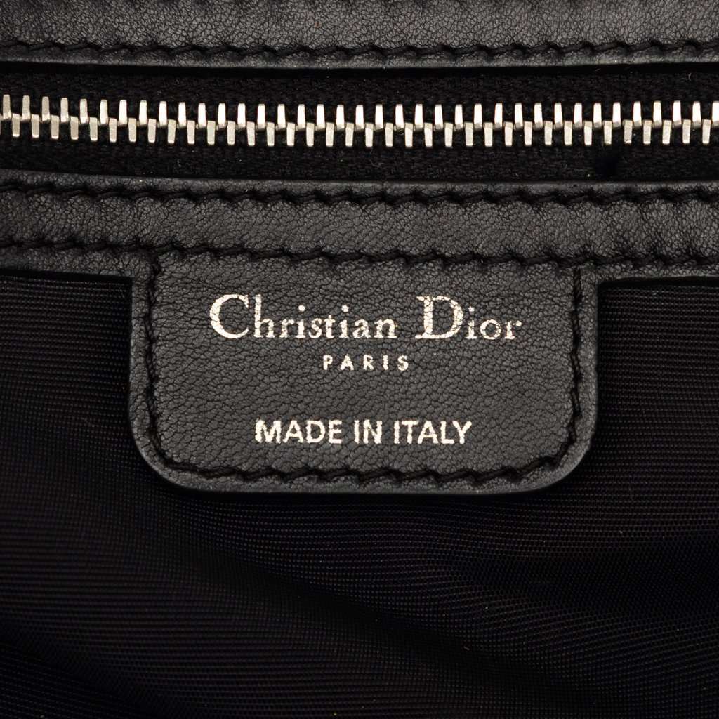 Dior Lambskin Cannage New Lock Shoulder Bag Black Leather Very good - Box View