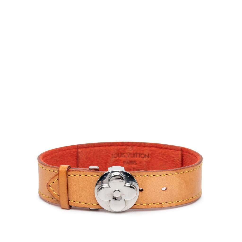 Louis Vuitton Vachetta Monogram Wish Bracelet Brown Leather Very good - Front View