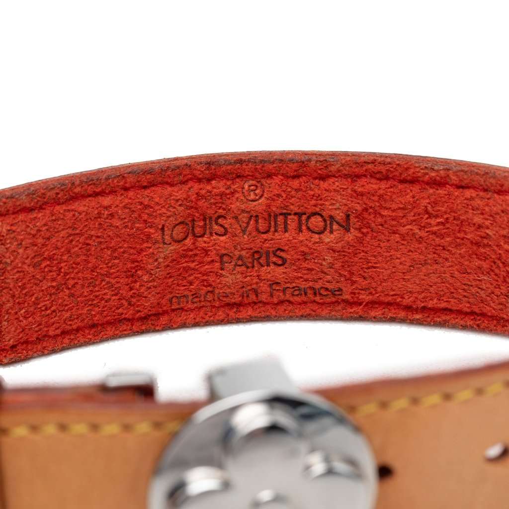 Louis Vuitton Vachetta Monogram Wish Bracelet Brown Leather Very good - Model View