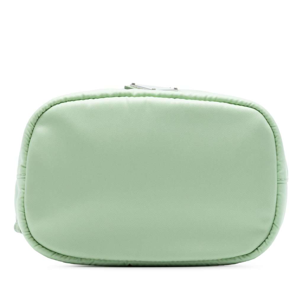 Prada Re Nylon Drawstring Pouch Green Very good condition - Inside View