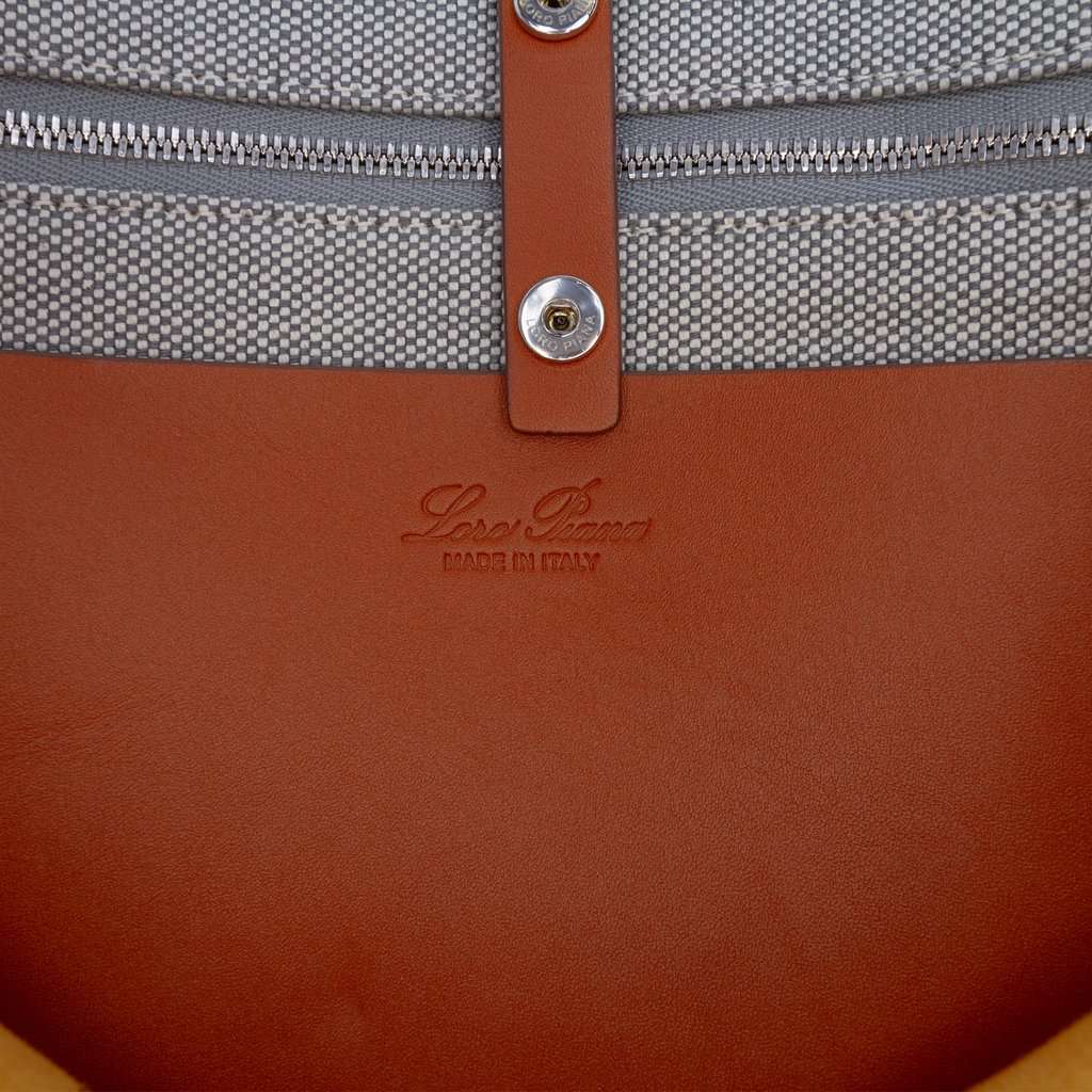 Loro Piana Canvas The Suitcase Stripe Tote MultiColor Very good - Box View