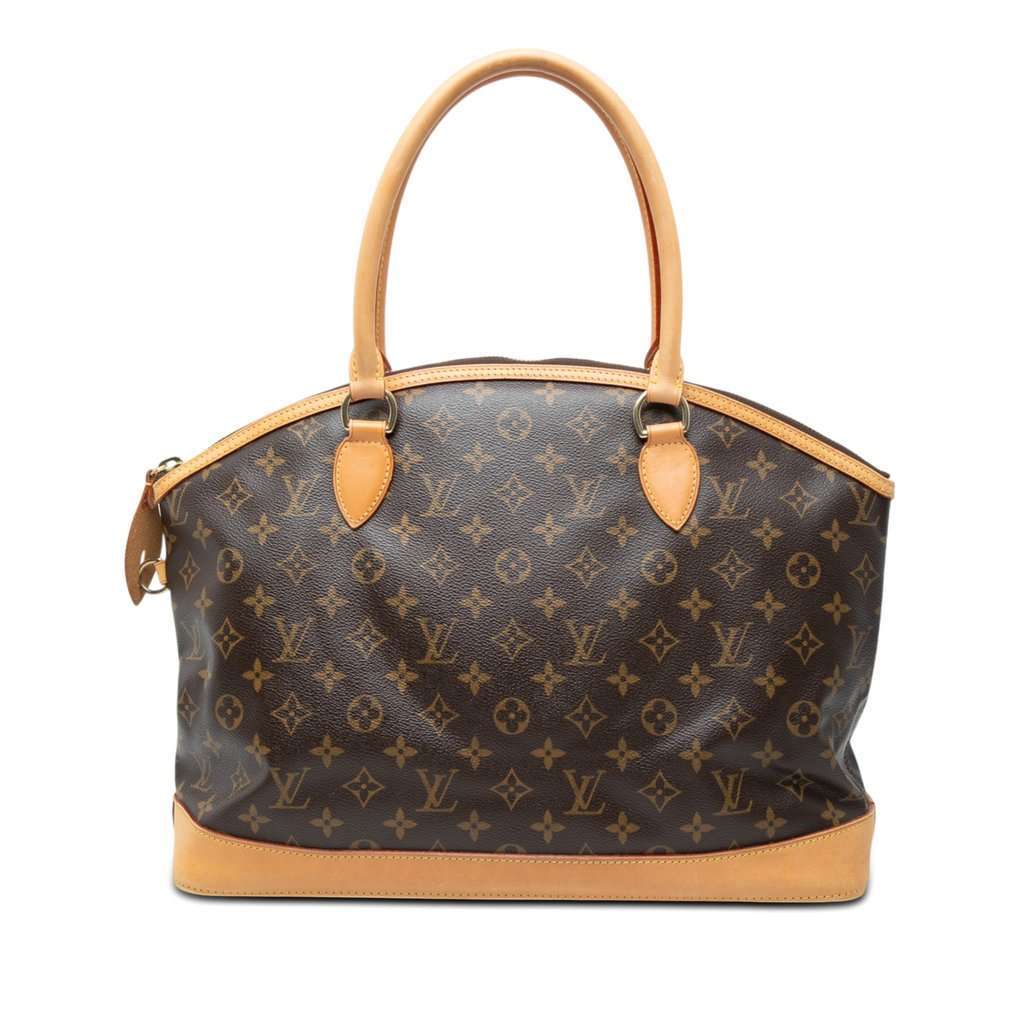 Louis Vuitton Monogram Lockit Horizontal Brown Very good - Front View