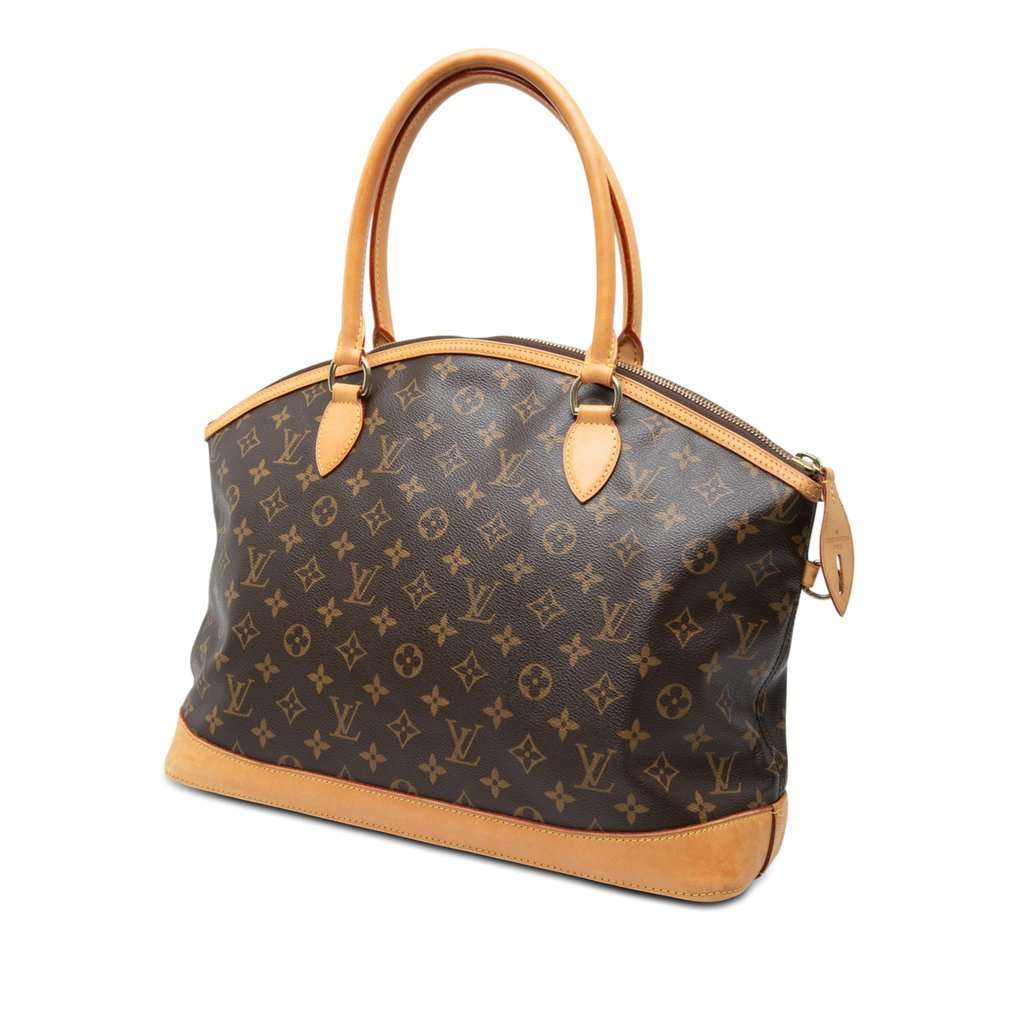 Louis Vuitton Monogram Lockit Horizontal Brown Very good - Back View