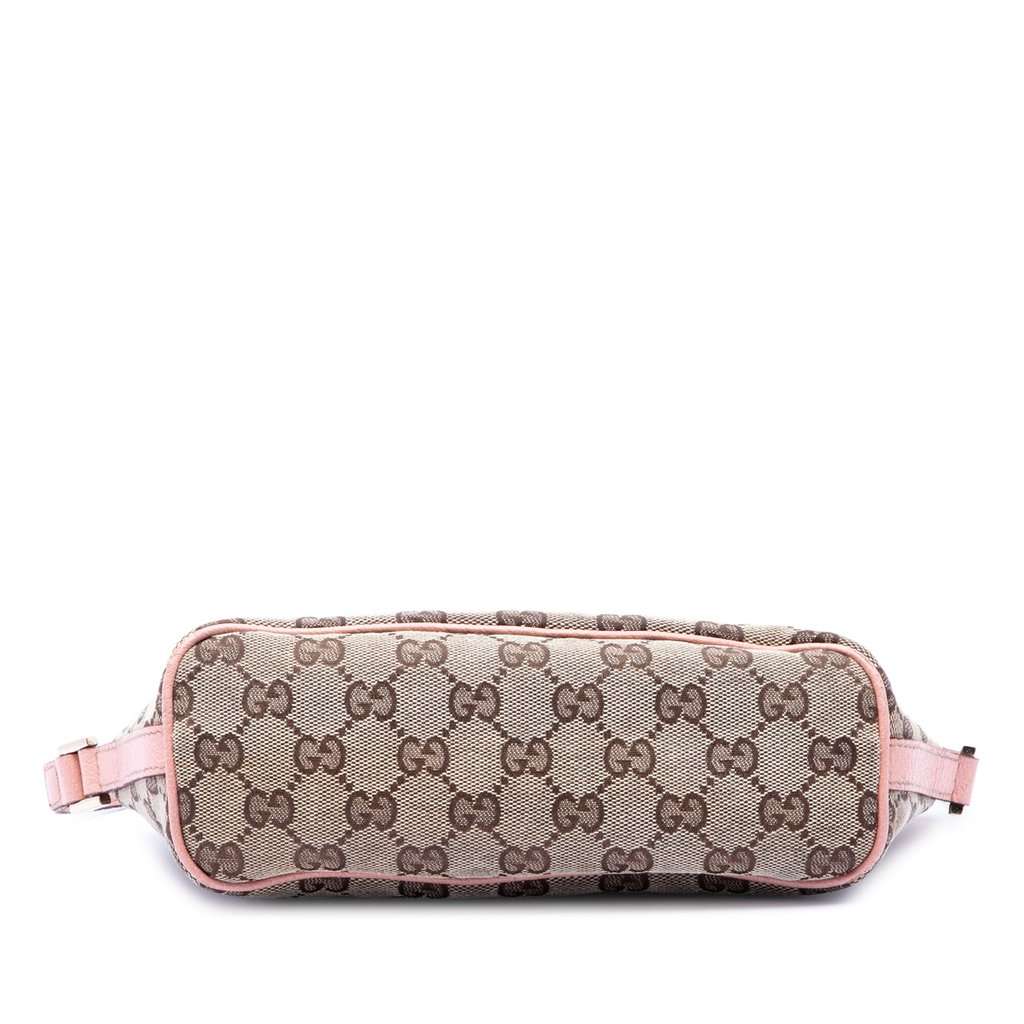 Gucci GG Canvas Web Boat Beige Very good - Inside View