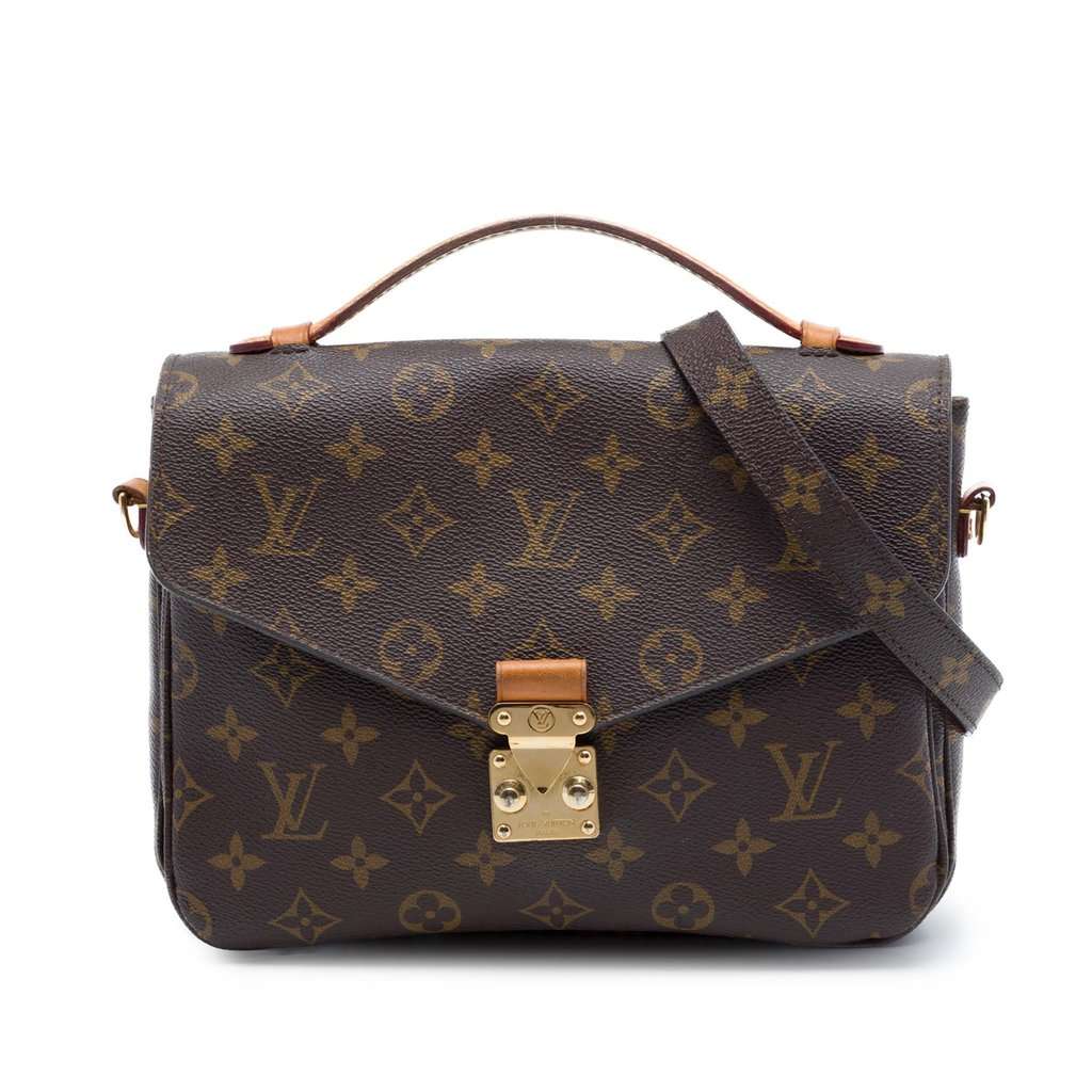 Louis Vuitton Monogram Pochette Metis Brown Very good condition - Front View