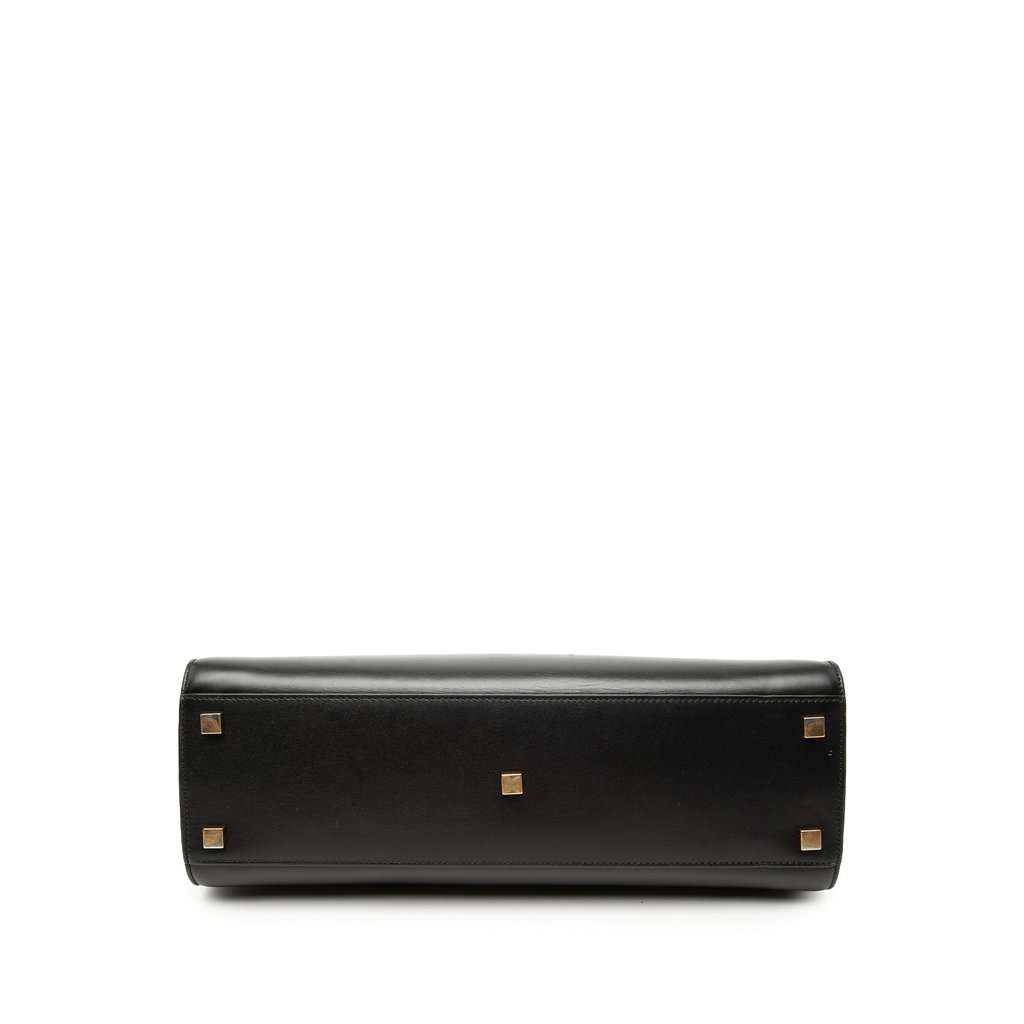 Saint Laurent Medium Smooth Calfskin Manhattan Shopper Tote Black Leather Very good - Inside View