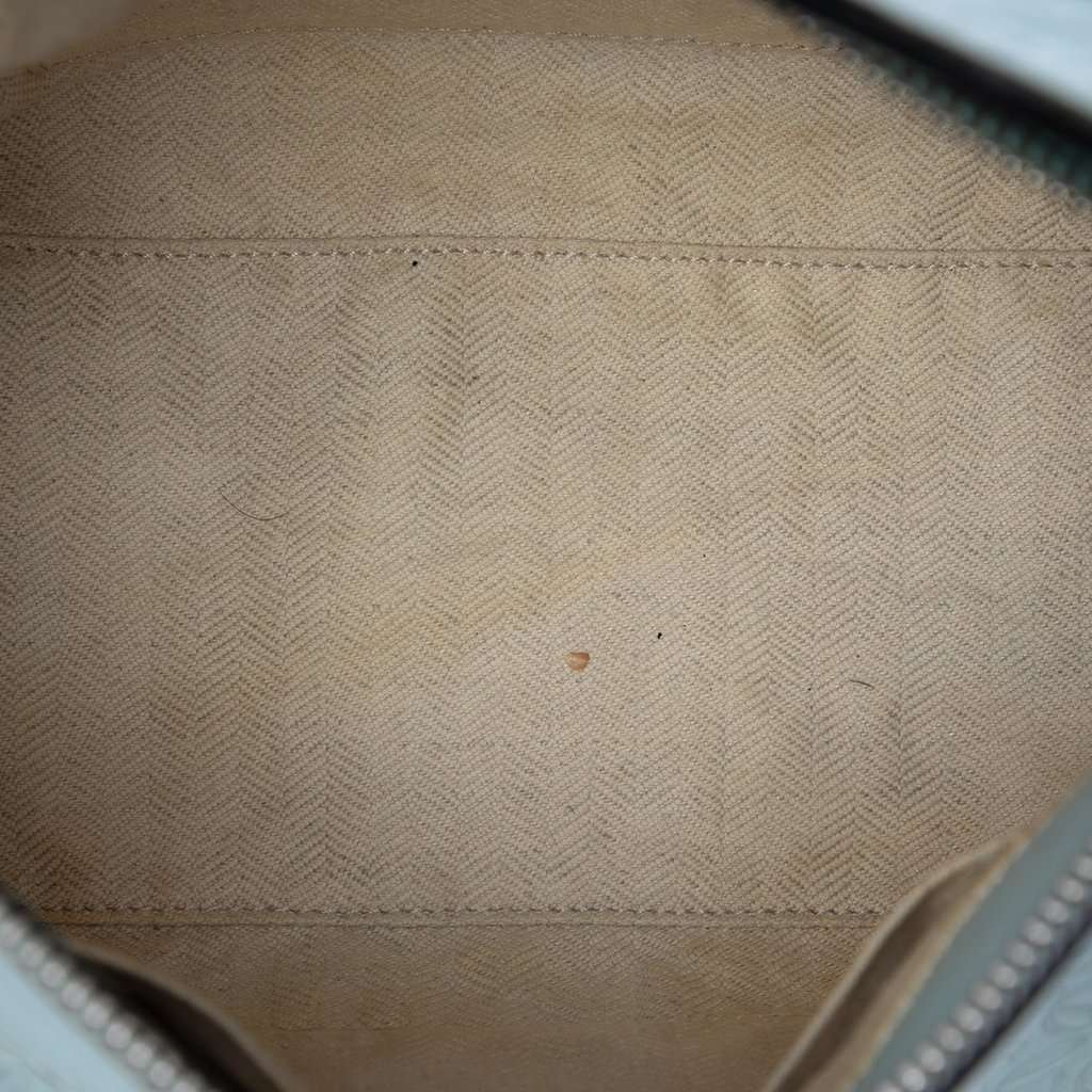 Loewe Small Anagram Embossed Calfskin Puzzle Satchel Blue Leather Very good condition - Model View