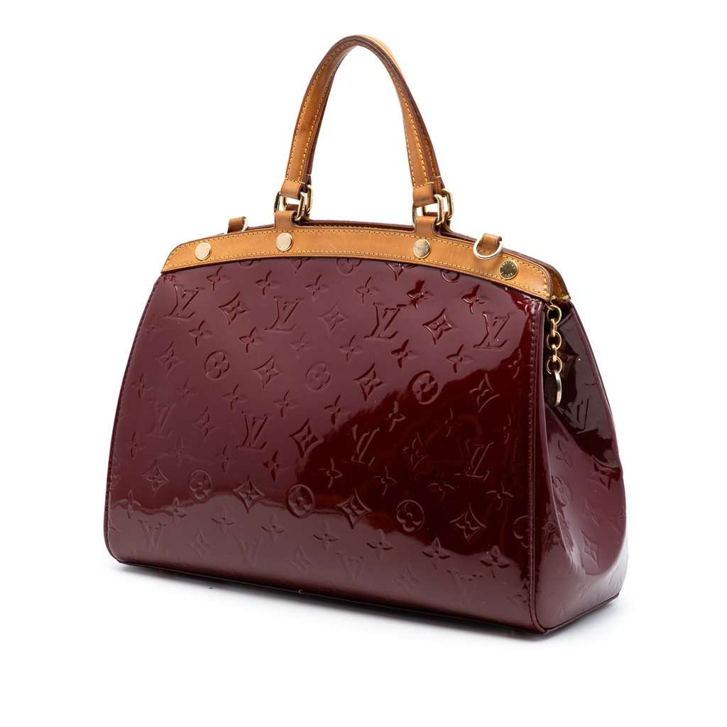 Louis Vuitton Monogram Vernis Brea MM Red Leather Very good - Back View
