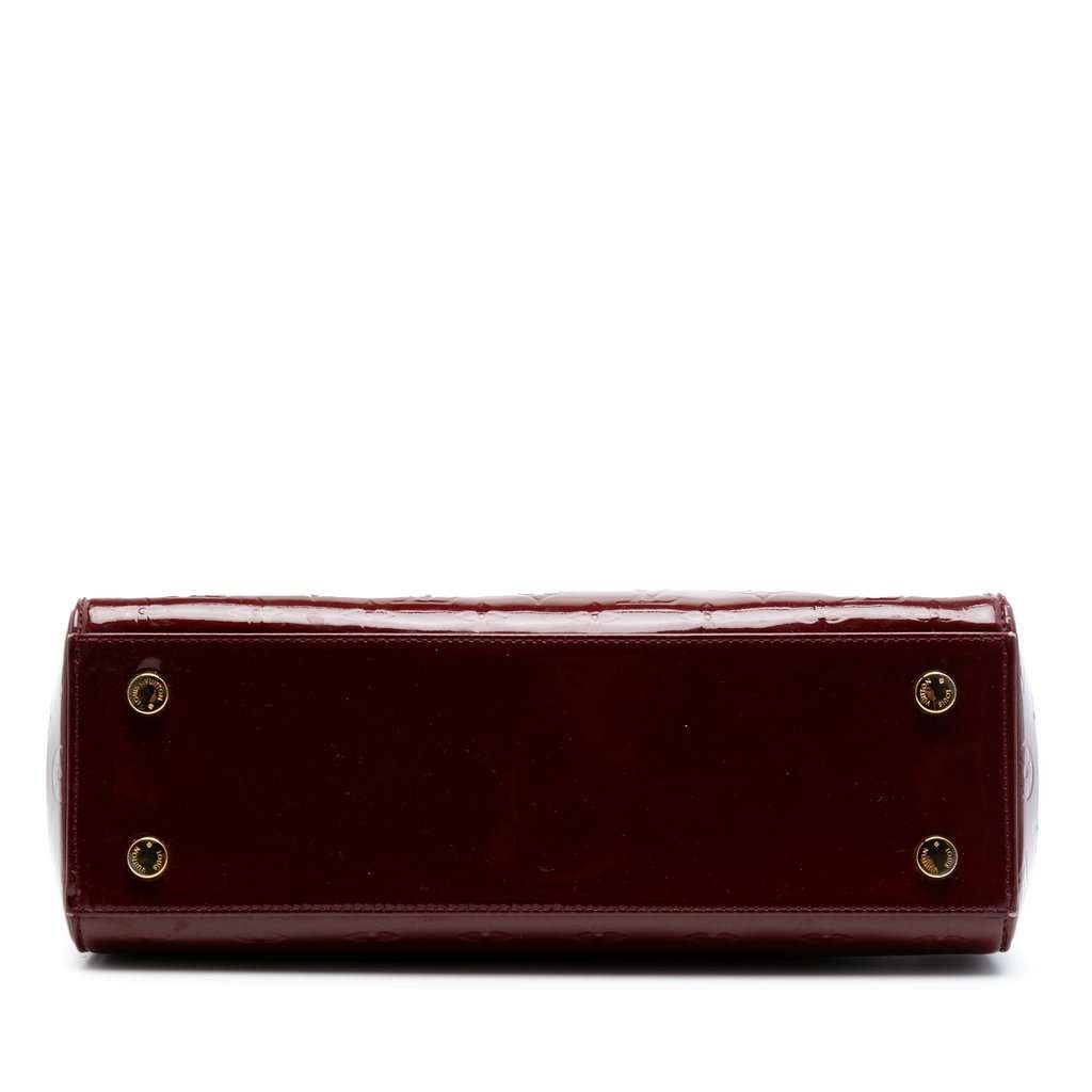 Louis Vuitton Monogram Vernis Brea MM Red Leather Very good - Inside View