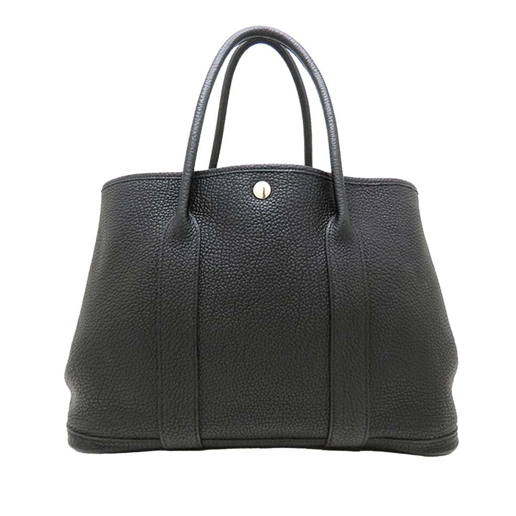 Hermès Negonda Garden Party 36 Black Leather Very good condition - Front View