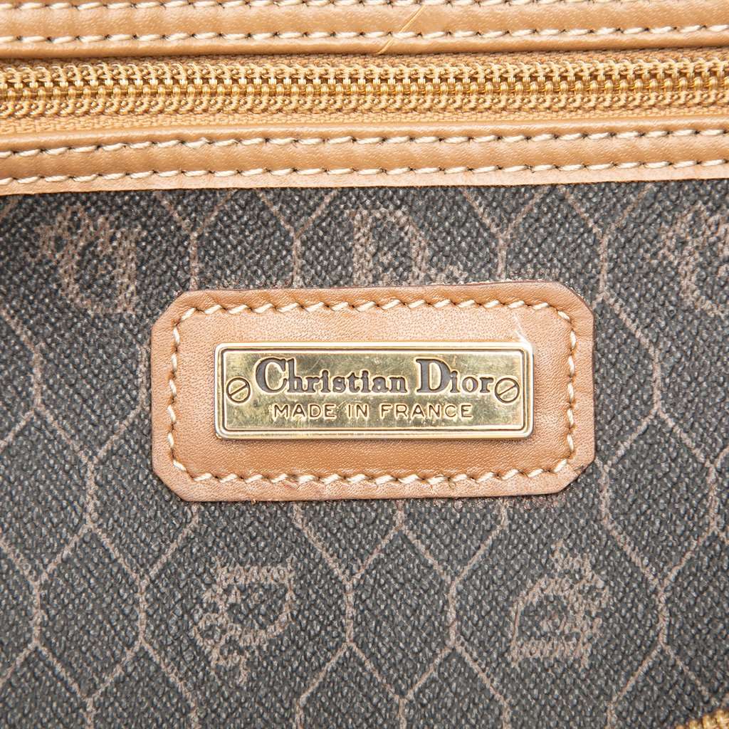Dior Honeycomb Coated Canvas Boston Bag Black Good - Box View