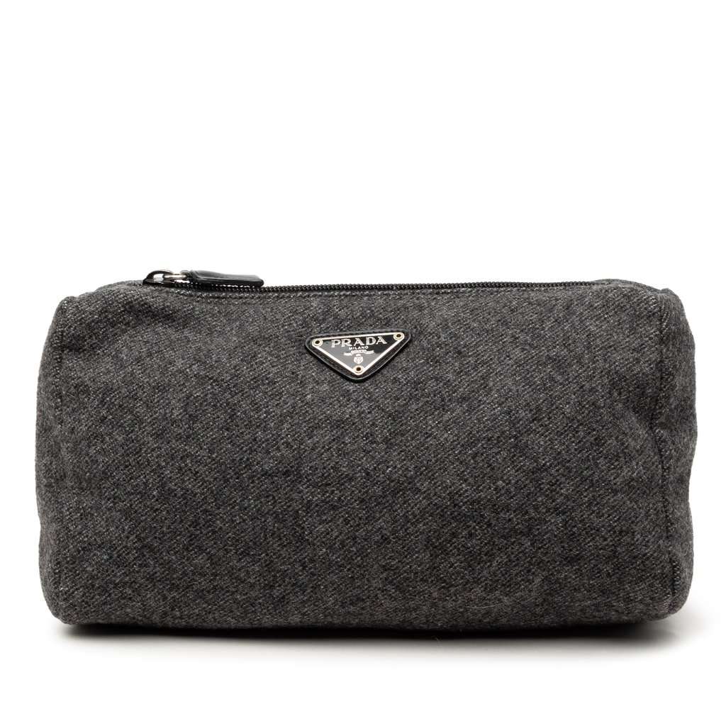 Prada Wool Pouch MultiColor Good condition - Front View