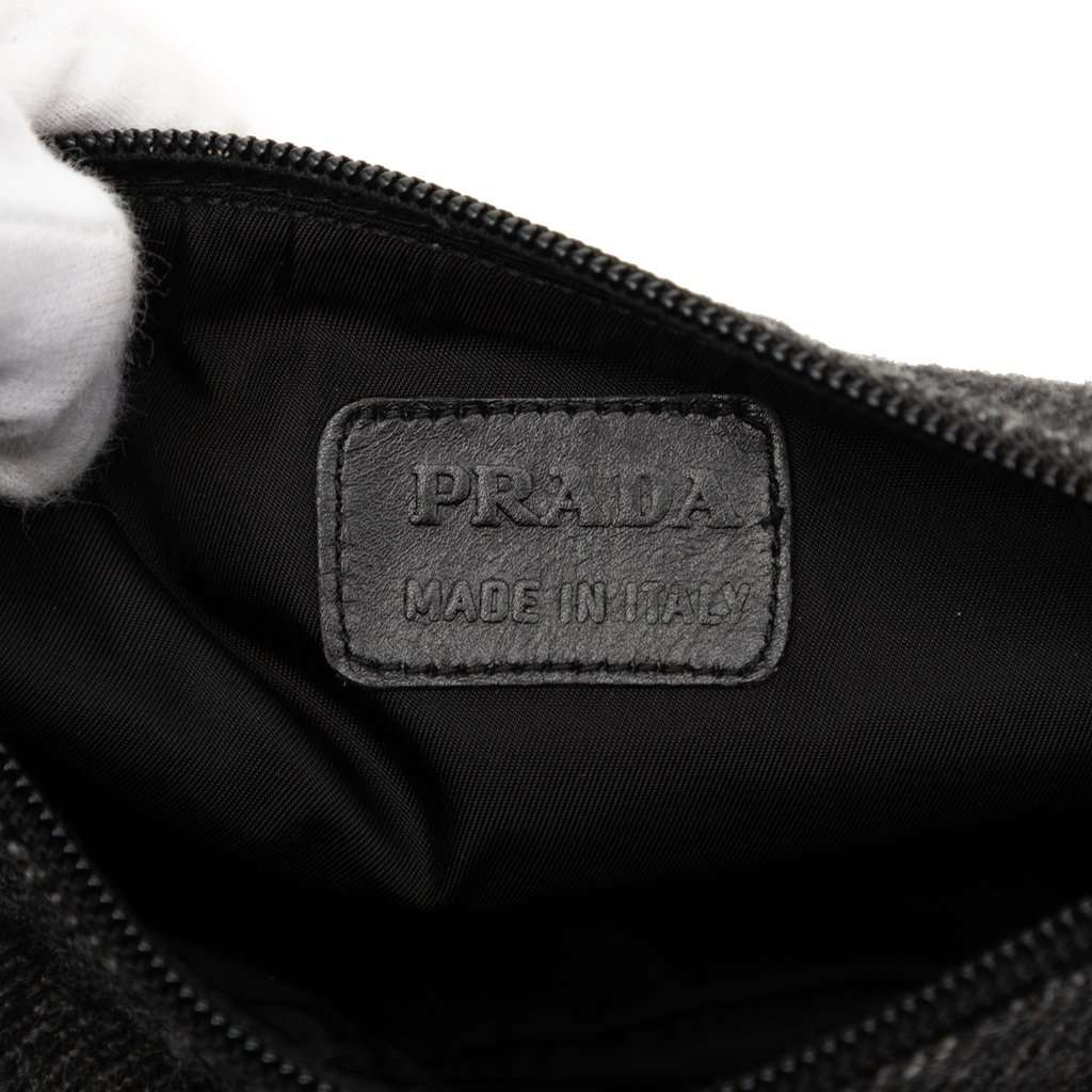 Prada Wool Pouch MultiColor Good condition - Box View
