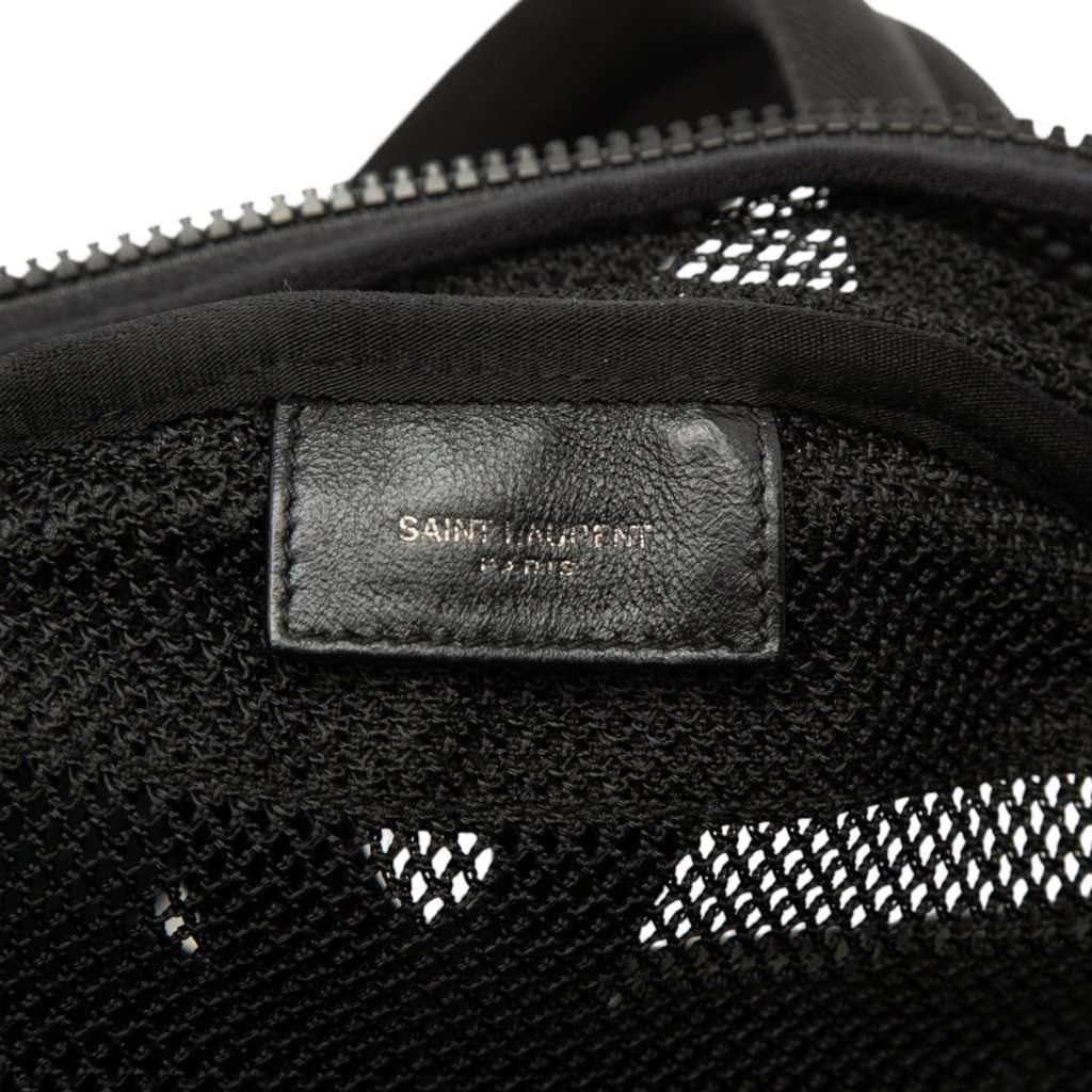 Saint Laurent Mesh Backpack Black Very good - Box View