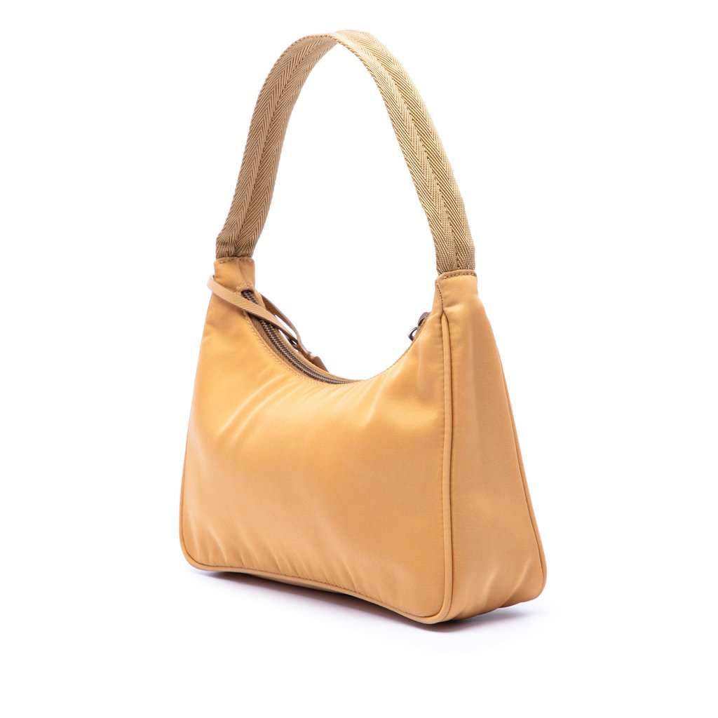 Prada Mini Tessuto Re Edition 2000 Shoulder Bag Brown Very good - Back View