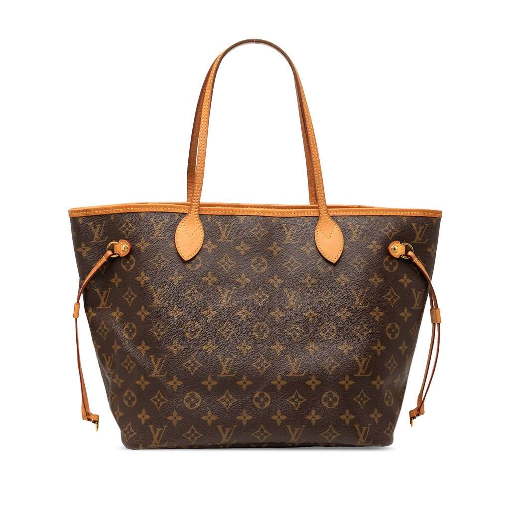 Louis Vuitton Monogram Neverfull MM Brown Very good - Front View