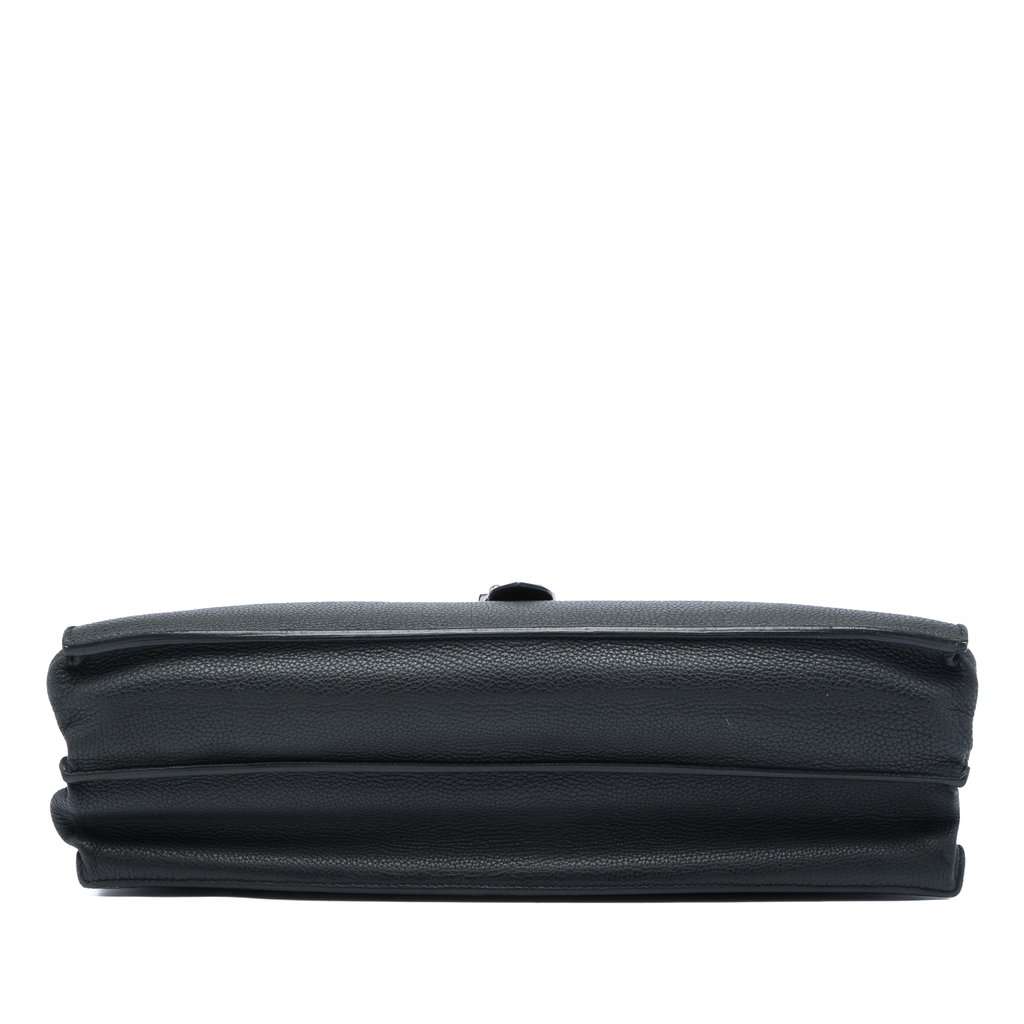 Hermès Togo Sac A Depeches 38 Black Leather Very good - Inside View