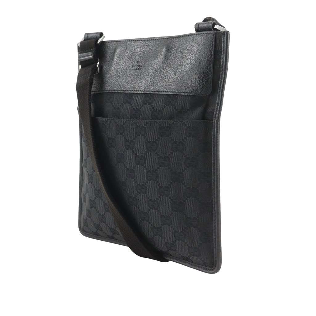 Gucci GG Canvas Crossbody Black Very good - Inside View