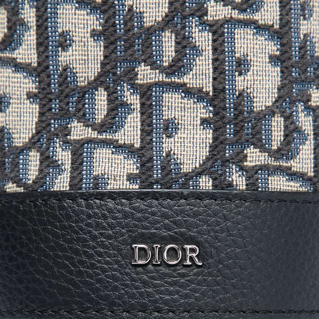 Dior Oblique Canvas Thermo Bottle Holder Blue Very good condition - Box View