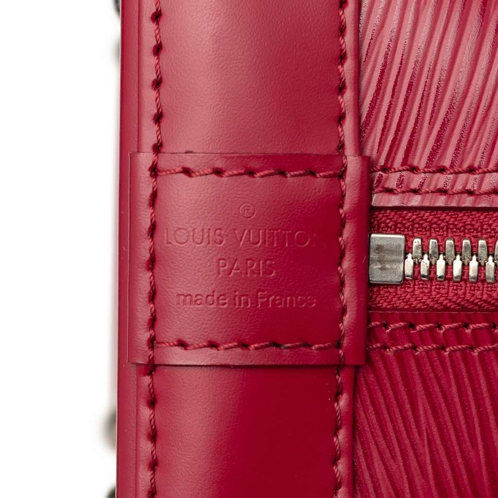 Louis Vuitton Epi Alma PM Red Leather Very good condition - Box View