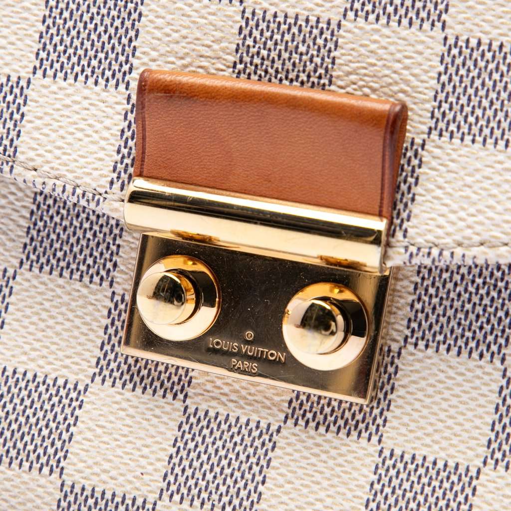 Louis Vuitton Damier Azur Croisette White Very good condition - Box View