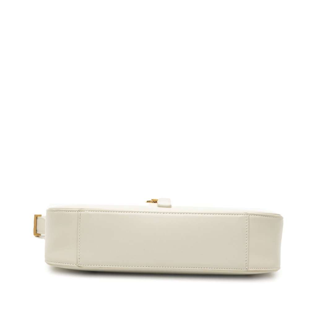 Saint Laurent Smooth Calfskin Le 5 a 7 White Leather Very good - Inside View