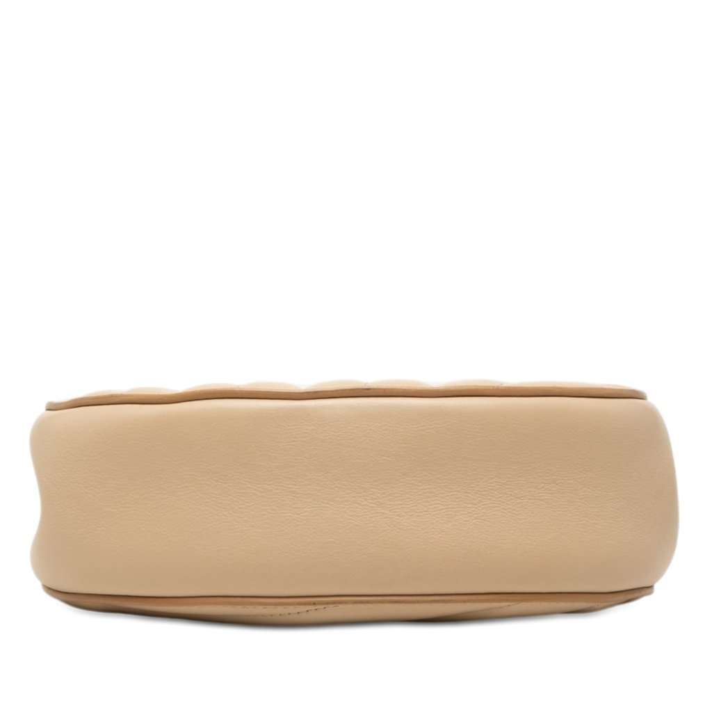 Chloé Small Quilted Leather Drew Bijou Crossbody Beige Leather Very good condition - Inside View