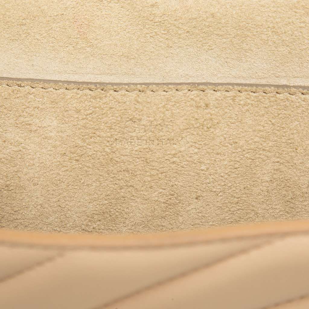 Chloé Small Quilted Leather Drew Bijou Crossbody Beige Leather Very good condition - Box View