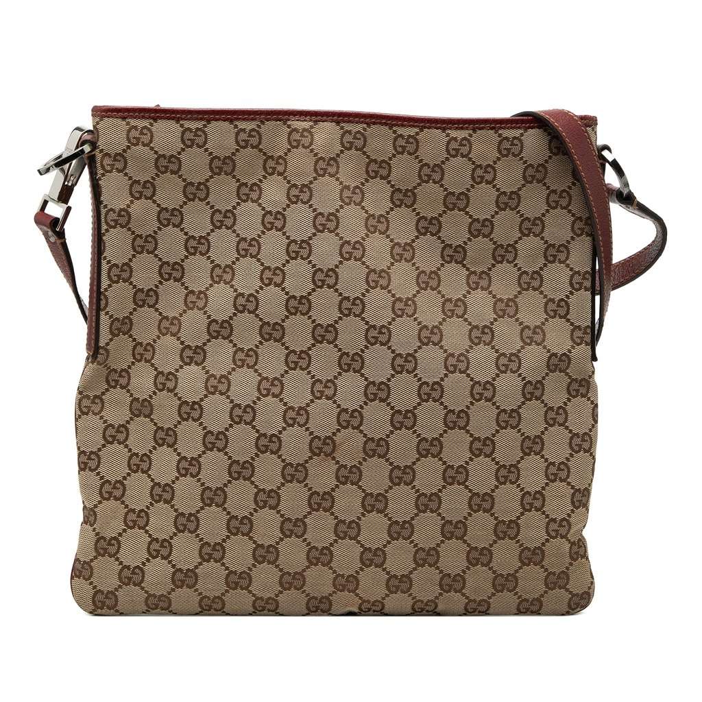 Gucci GG Canvas Crossbody Beige Very good condition - Front View