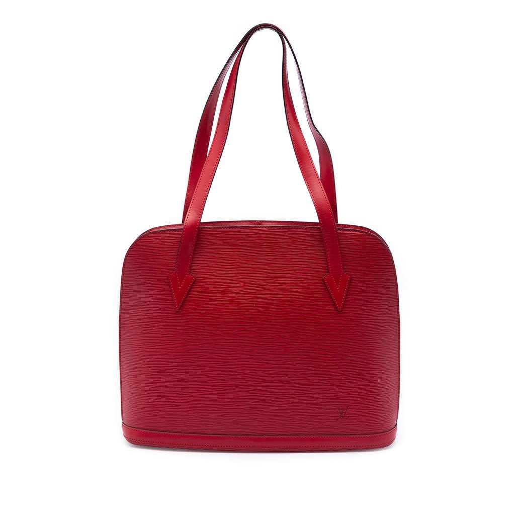 Louis Vuitton Epi Lussac Red Leather Very good condition - Front View