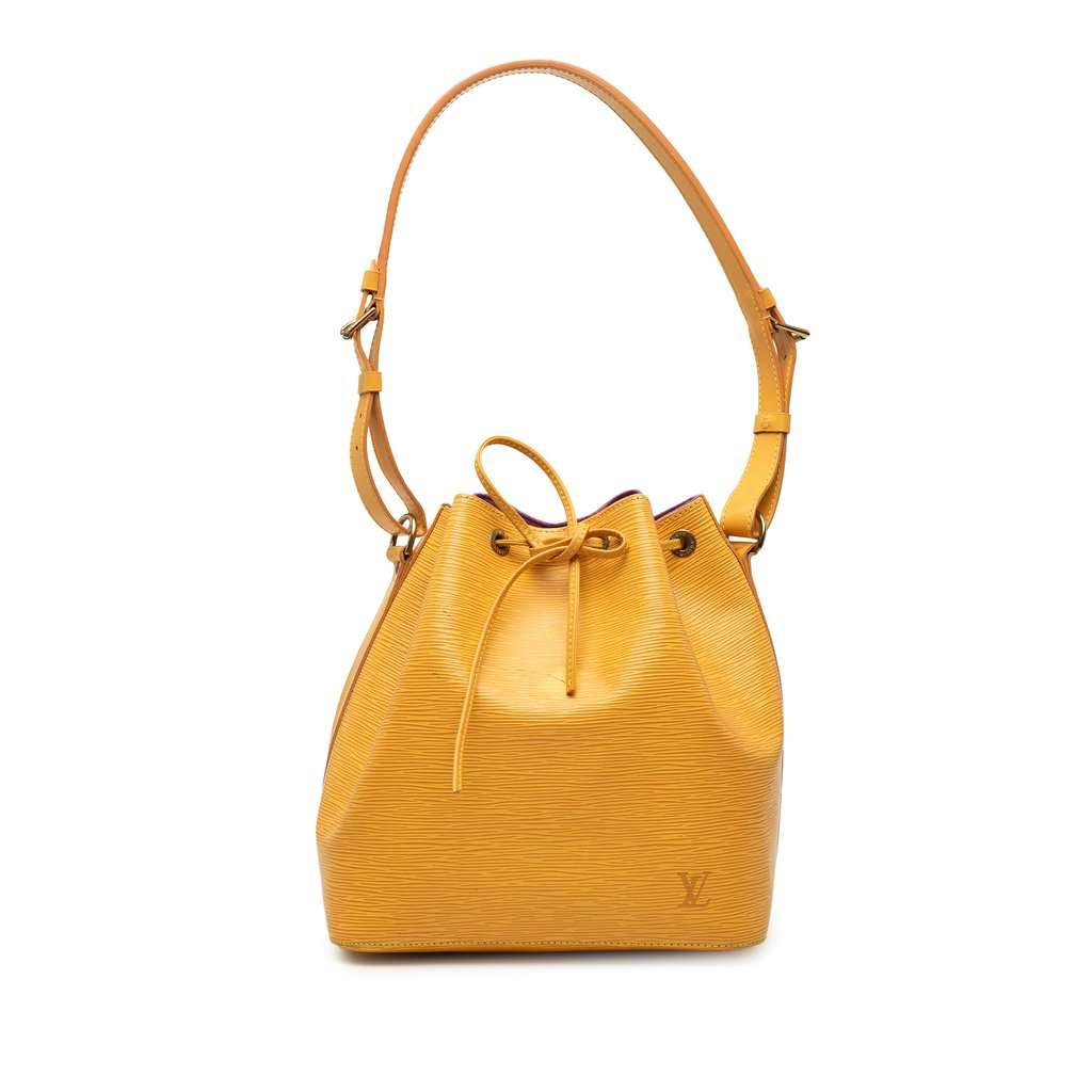 Louis Vuitton Epi Petit Noe Yellow Leather Very good condition - Front View