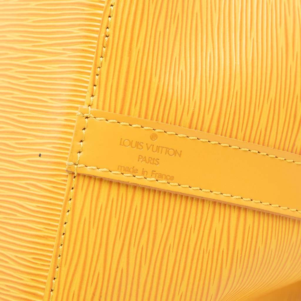 Louis Vuitton Epi Petit Noe Yellow Leather Very good condition - Box View