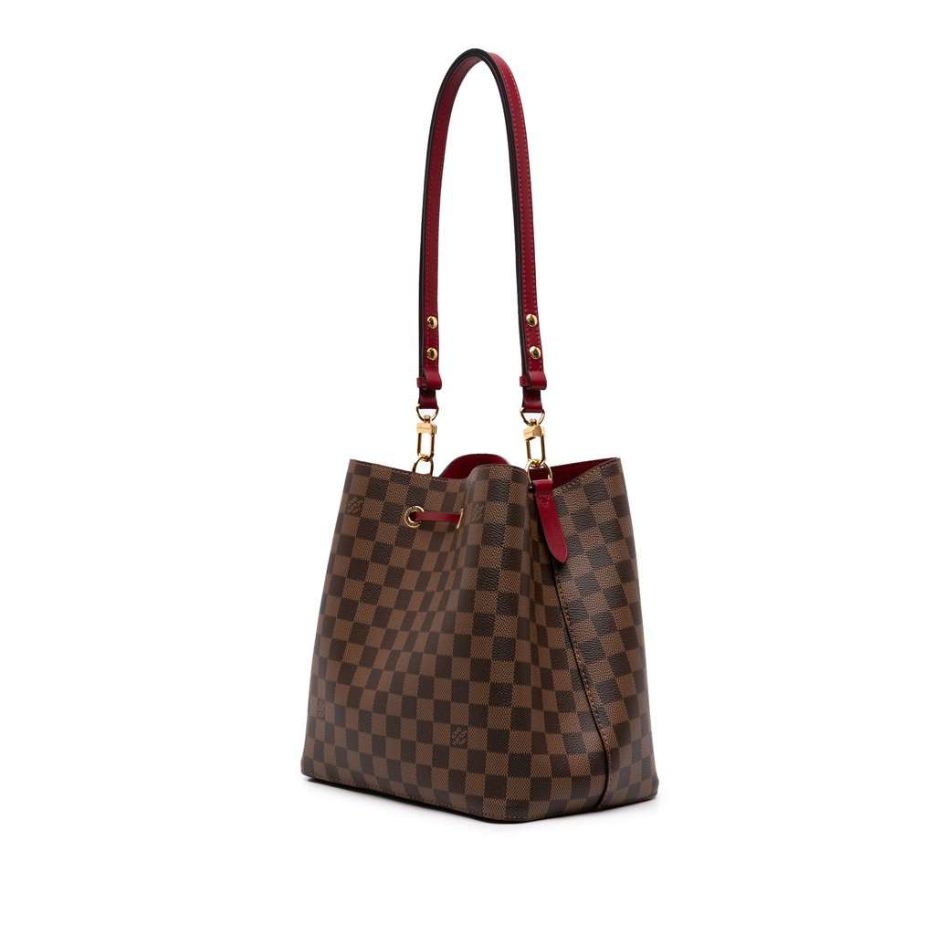 Louis Vuitton Damier Ebene Neonoe MM Brown Very good - Back View
