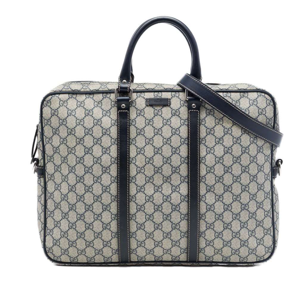 Gucci GG Supreme Business Bag Beige Very good condition - Front View