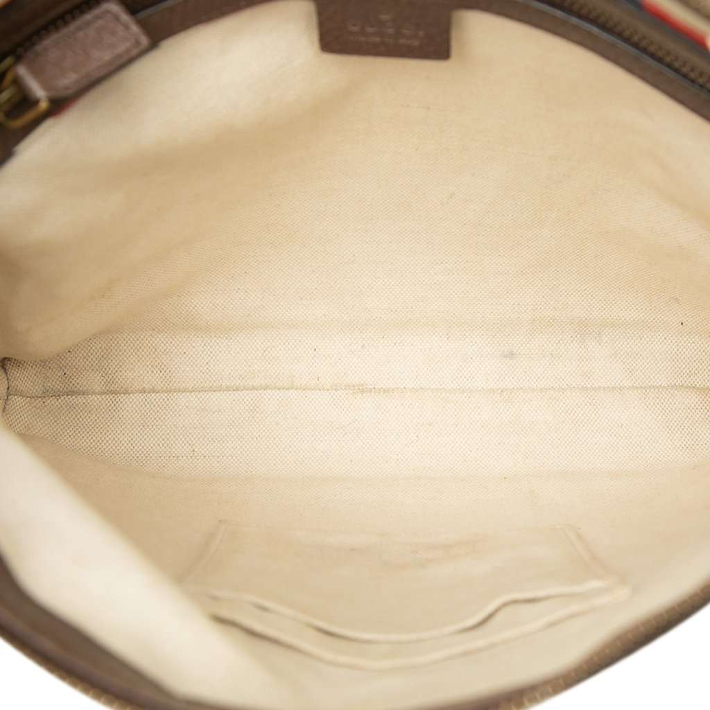Gucci GG Supreme Web Courrier Crossbody Beige Very good - Model View